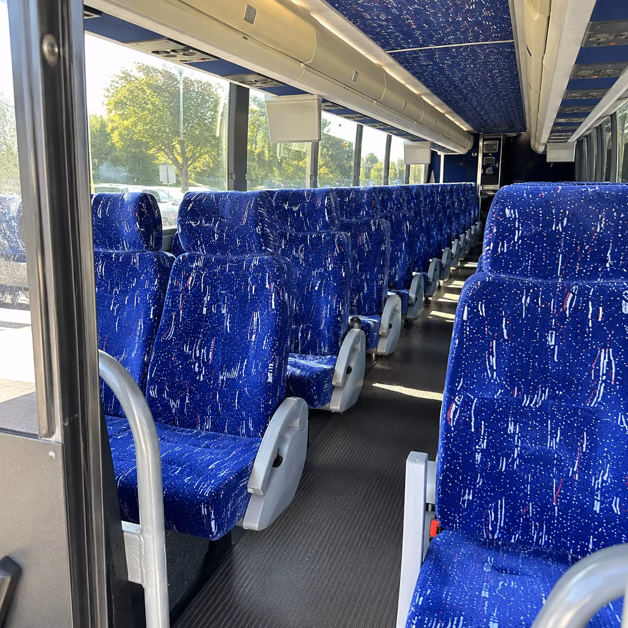salinas charter bus interior