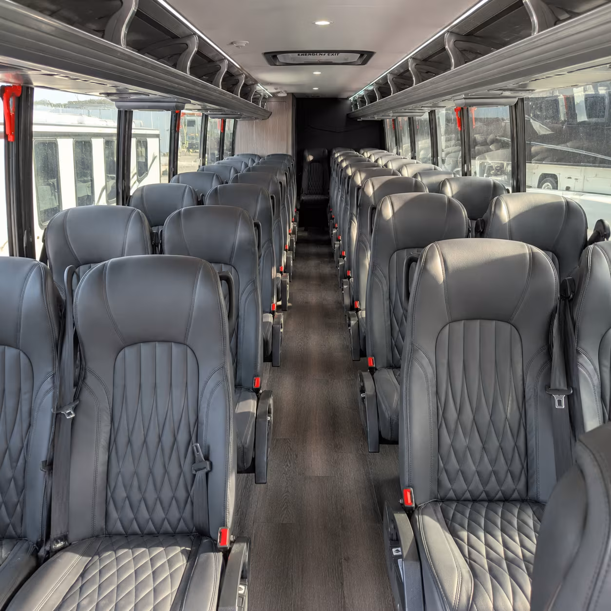 salinas corporate event transportation onboard seating